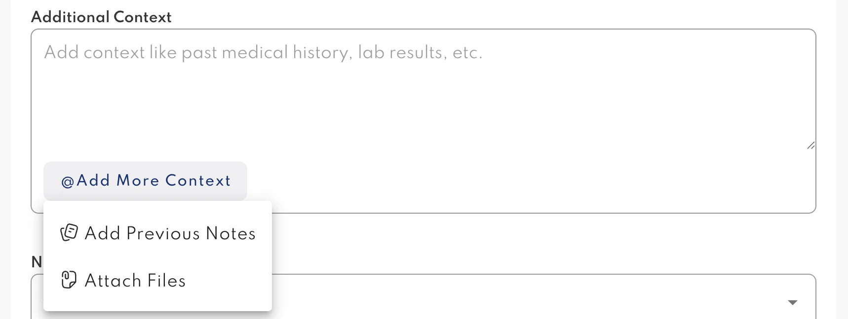 Intelligent Context UI